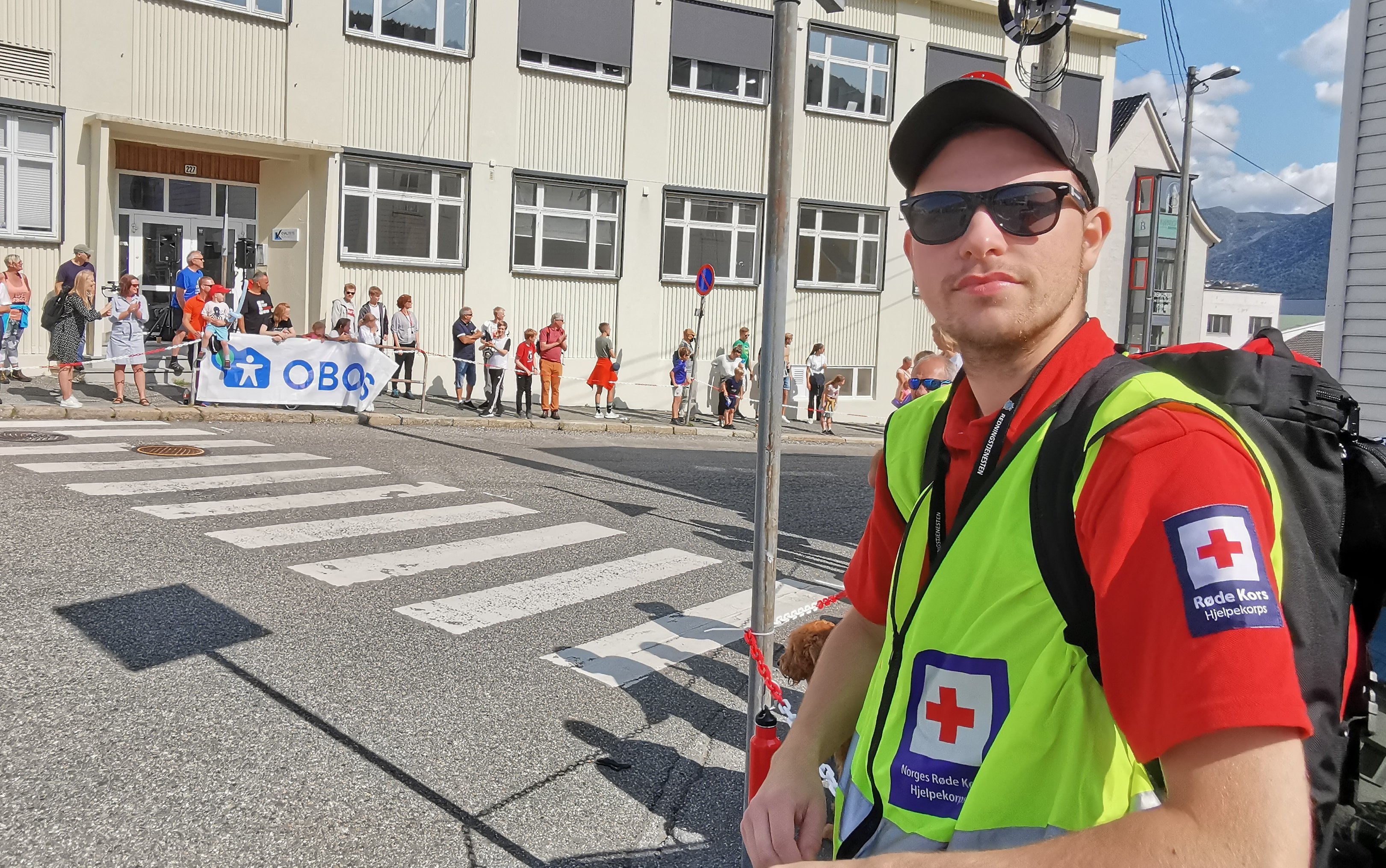 Korpsleder Cornelius Aspaas i Laksevåg Røde Kors Hjelpekorps. (Foto: Laksevåg Røde Kors Hjelpekorps)